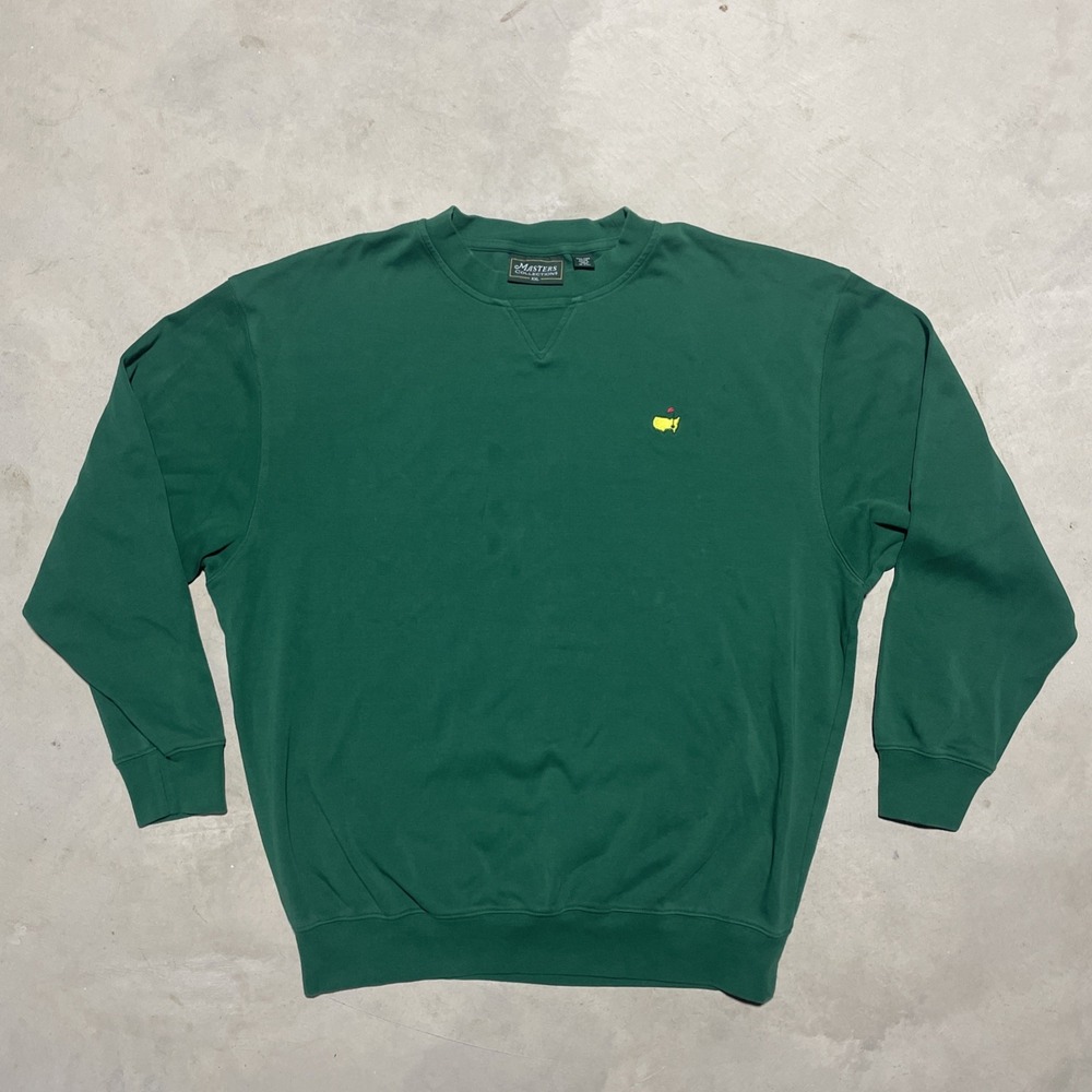 Masters Collection Sweater Men's SZ 2XL Green 100% Pima Cotton Golf Pullover